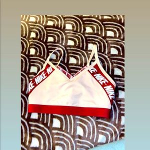 Red and pink Nike sports bra!